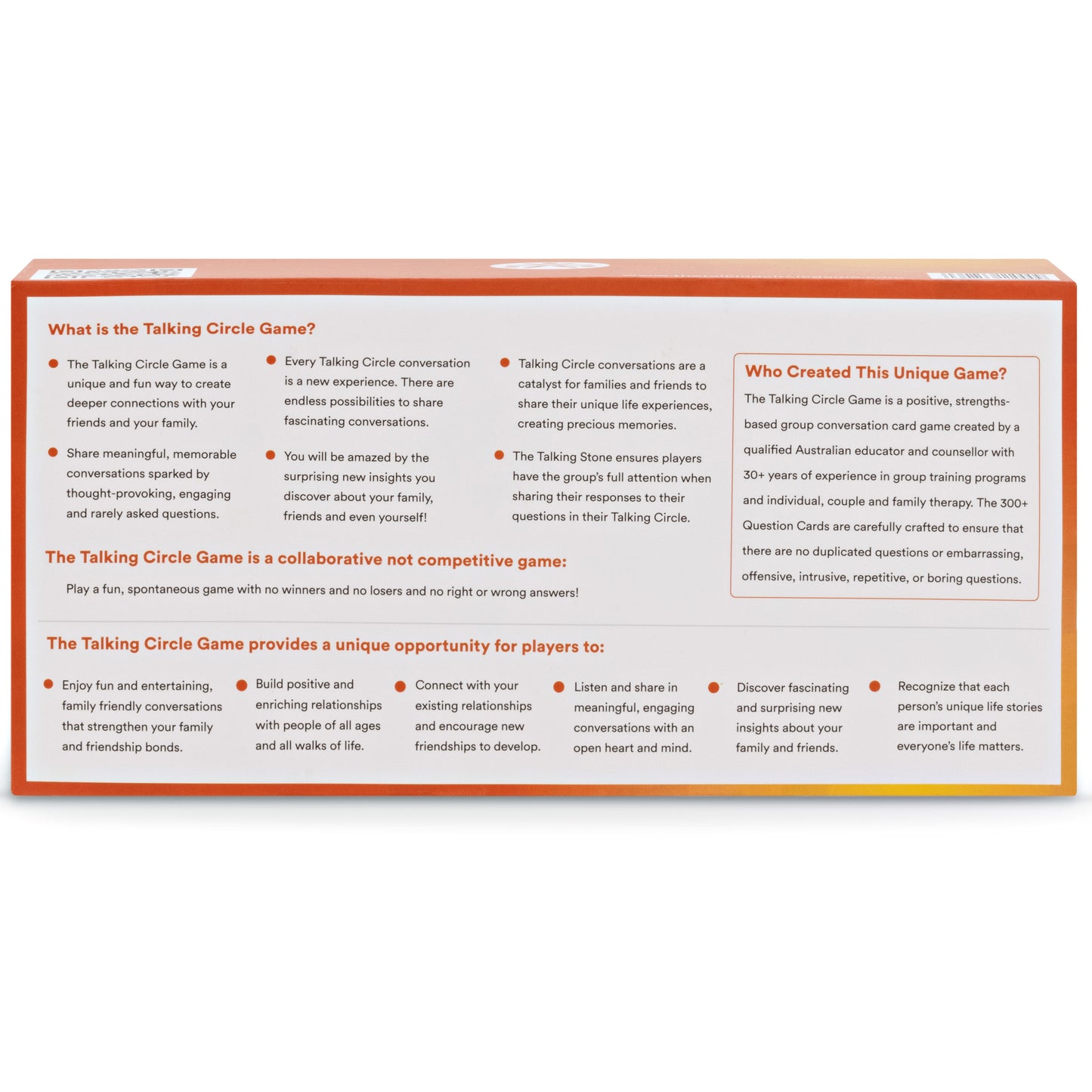 The Talking Circle Game - The Talking Circle